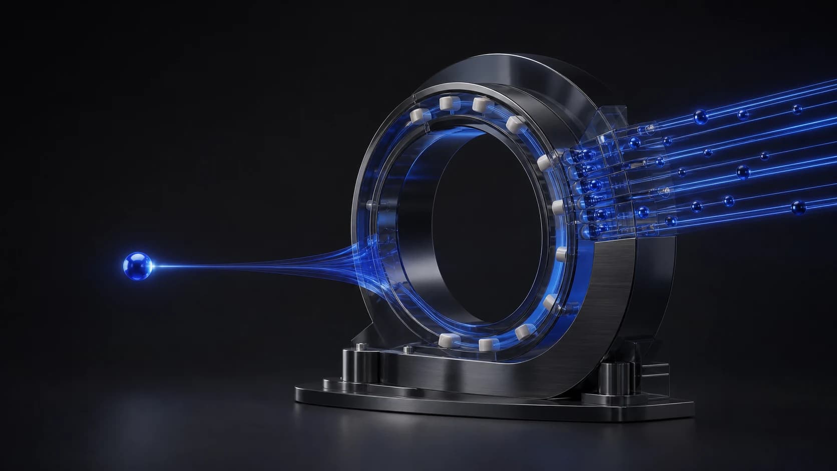 Many performance signals converging through a feedback loop into one focused next move